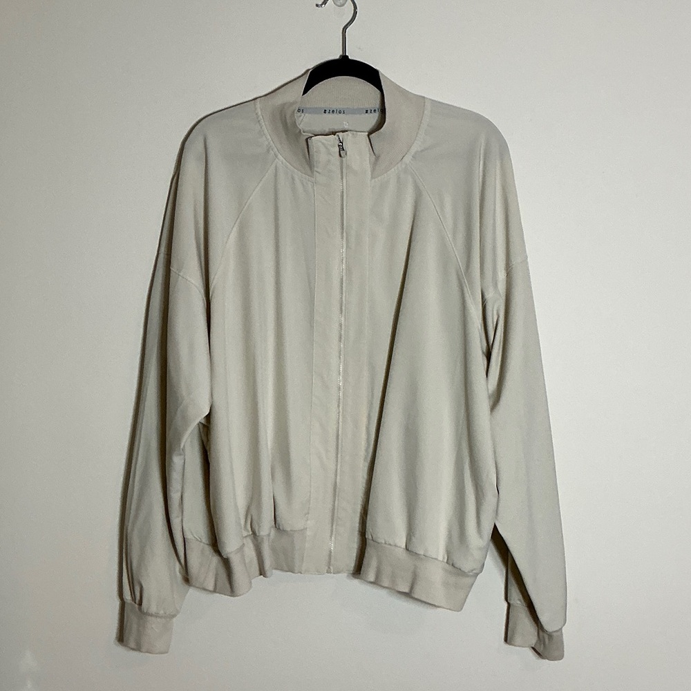 ZELOS Women's Light Cream Jacket